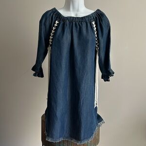 NEW Chelsea & Theodore Blue Denim Dress